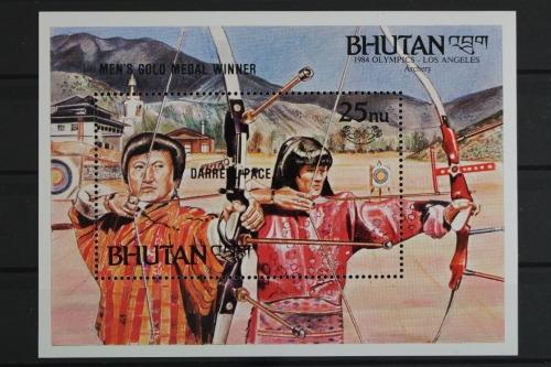 Bhutan, Olympiade, MiNr. Block 127, postfrisch