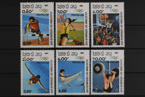 Laos, Olympiade, MiNr. 618-623, postfrisch