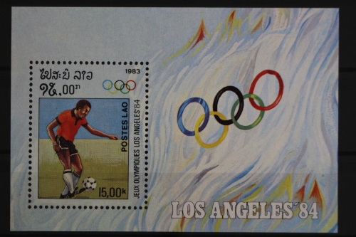 Laos, Olympiade, MiNr. Block 92, postfrisch