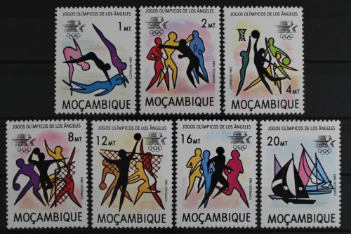 Mocambique, Olympiade, MiNr. 928-934, postfrisch
