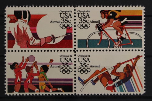 USA, Olympiade, MiNr. 1665-1668, Viererblock, postfrisch