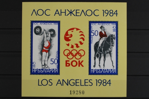 Bulgarien, Olympiade, MiNr. Block 132, postfrisch