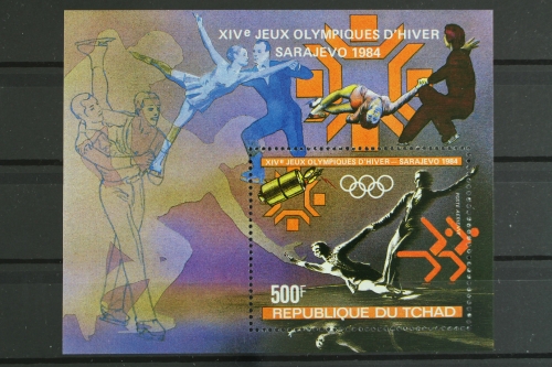 Tschad, Olympiade, MiNr. Block 153, postfrisch