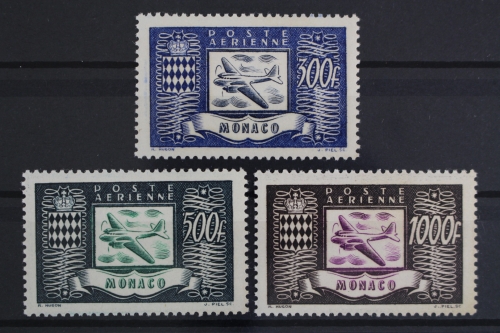 Monaco, Flugzeuge, MiNr. 394-396, postfrisch