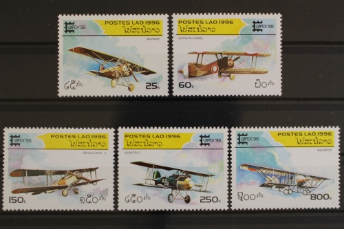 Laos, Flugzeuge, MiNr. 1526-1530, postfrisch