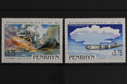 Penrhyn, Flugzeuge, MiNr. 575-576, postfrisch