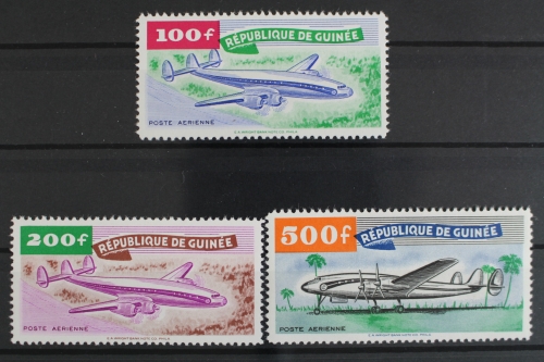 Guinea, Flugzeuge, MiNr. 21-23, postfrisch