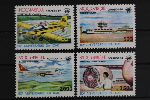Mocambique, Flugzeuge, MiNr. 1317-1320, postfrisch