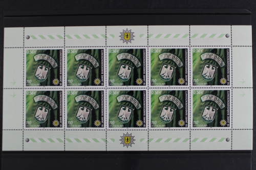 Deutschland, MiNr. 2175, Kleinbogen Bundesgrenzschutz, postfrisch