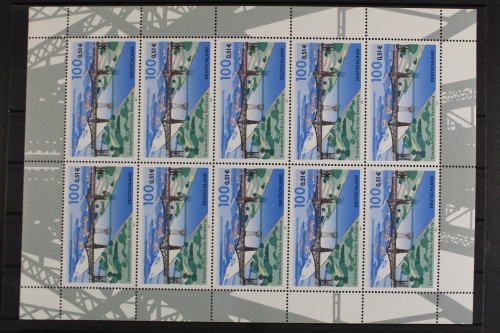 Deutschland, MiNr. 2178, Kleinbogen Eisenbahnbrücke, postfrisch