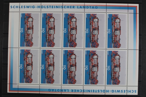 Deutschland, MiNr. 2198, Kleinbogen Schleswig-Holstein, postfrisch