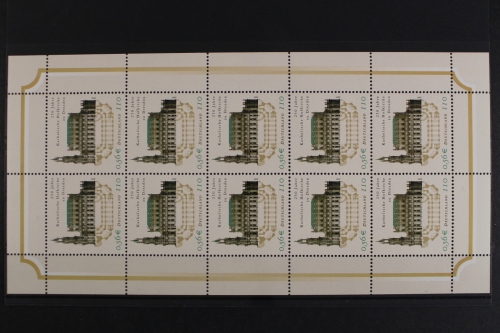 Deutschland, MiNr. 2196, Kleinbogen Hofkirche Dresden, postfrisch