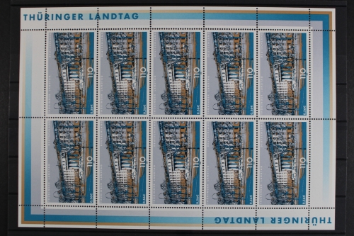 Deutschland, MiNr. 2213, Kleinbogen Thüringer Landtag, postfrisch