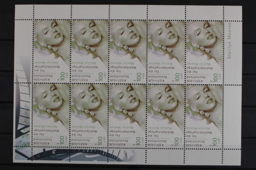 Deutschland (BRD), MiNr. 2219 A, Kleinbogen Monroe, postfrisch