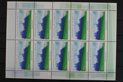 Deutschland, MiNr. 2231, Kleinbogen Umweltschutz, postfrisch