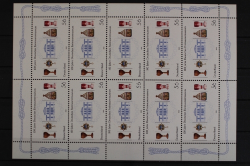 Deutschland, MiNr. 2247, Kleinbogen Freimaurermuseum, postfrisch