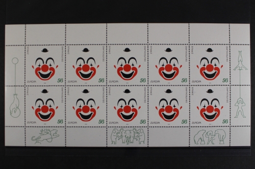 Deutschland (BRD), MiNr. 2252, Kleinbogen Zirkus, postfrisch