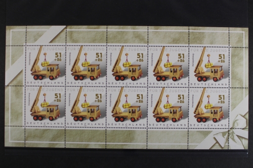 Deutschland (BRD), MiNr. 2261, Kleinbogen Spielzeug, postfrisch