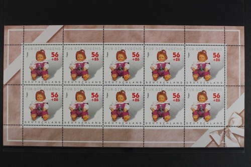 Deutschland (BRD), MiNr. 2262, Kleinbogen Spielzeug, postfrisch