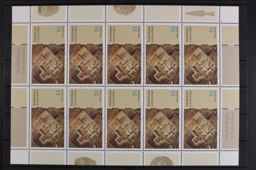Deutschland, MiNr. 2281, Kleinbogen Archäologie, postfrisch