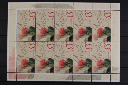 Deutschland (BRD), MiNr. 2317, Kleinbogen Rosengruß, postfrisch