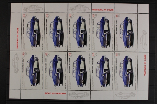 Deutschland (BRD), MiNr. 2362, Kleinbogen Automobile, postfrisch