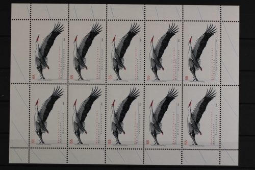Deutschland (BRD), MiNr. 2393, Kleinbogen Weißstorch, postfrisch