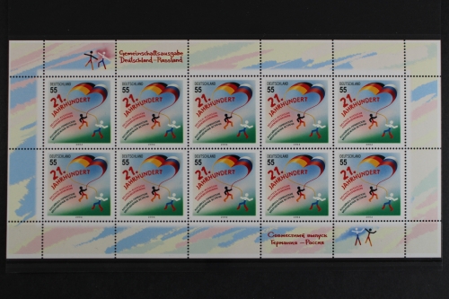 Deutschland, MiNr. 2408, Kleinbogen Jugendbegegnungen, postfrisch