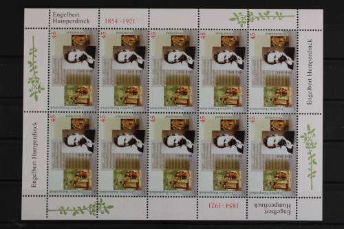 Deutschland, MiNr. 2420 II, Kleinbogen Humperdinck, postfrisch