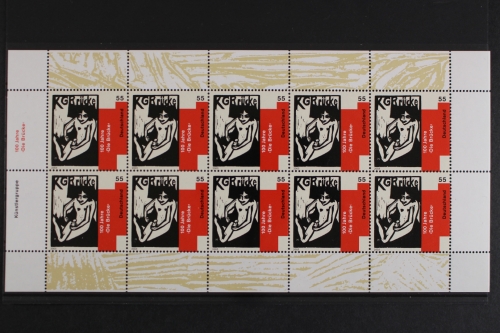 Deutschland (BRD), MiNr. 2458, Kleinbogen Die Brücke, postfrisch