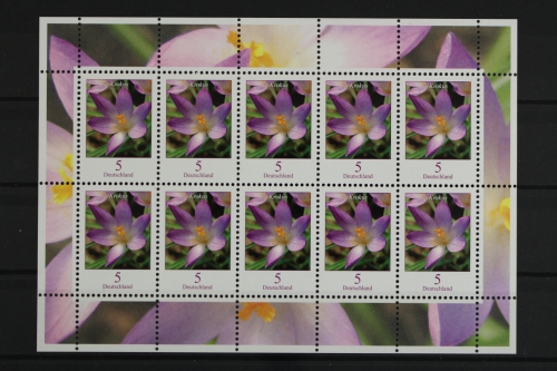 Deutschland (BRD), MiNr. 2480, Kleinbogen Elfenkrokus, postfrisch