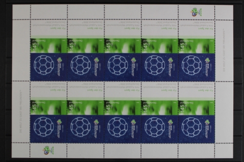 Deutschland (BRD), Fußball, MiNr. 2521, Kleinbogen, postfrisch