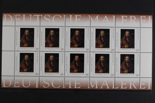 Deutschland (BRD), MiNr. 2531, Kleinbogen Malerei, postfrisch