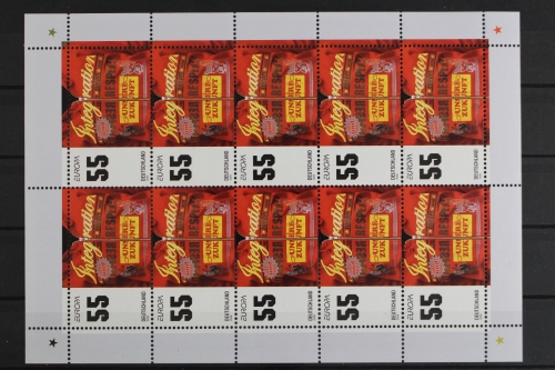 Deutschland (BRD), MiNr. 2535, Kleinbogen Europa 2006, postfrisch