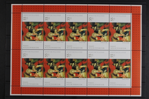 Deutschland (BRD), MiNr. 2570, Kleinbogen, Weihnachten, postfrisch