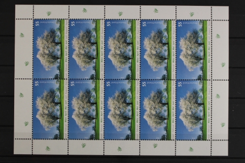 Deutschland, MiNr. 2532, Kleinbogen, Frühling, postfrisch