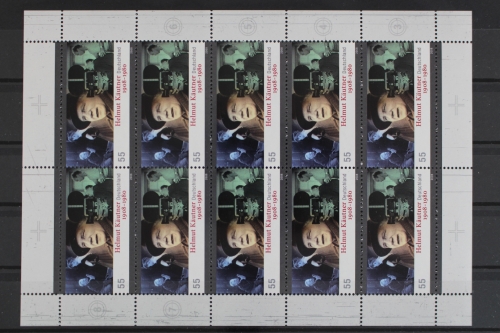 Deutschland, MiNr. 2654, Kleinbogen, H. Käutner, postfrisch