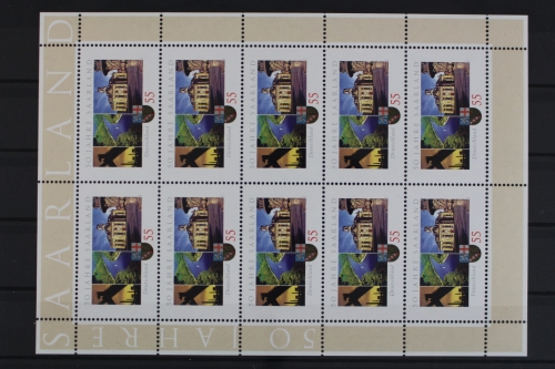 Deutschland, MiNr. 2581, Kleinbogen, Saarland, postfrisch