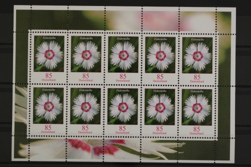 Deutschland, MiNr. 3116, Kleinbogen, Federnelke, postfrisch