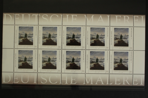 Deutschland, MiNr. 2840, Kleinbogen, C. D. Friedrich, postfrisch