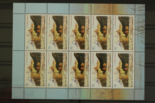 Deutschland, MiNr. 2847, Kleinbogen, Zweiburgenblick, postfrisch