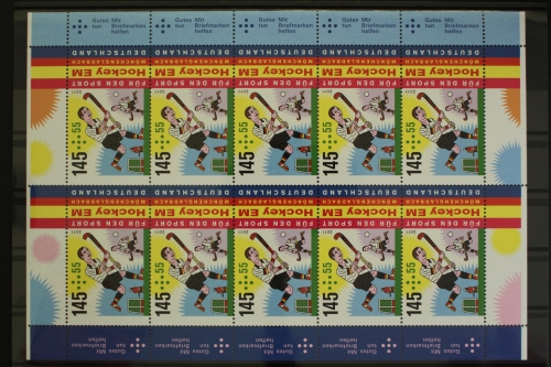Deutschland, MiNr. 2860, Kleinbogen, Hockey, postfrisch
