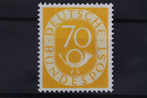 Deutschland, MiNr. 136, 70 Pf Posthorn, postfrisch, BPP Kurzbefund