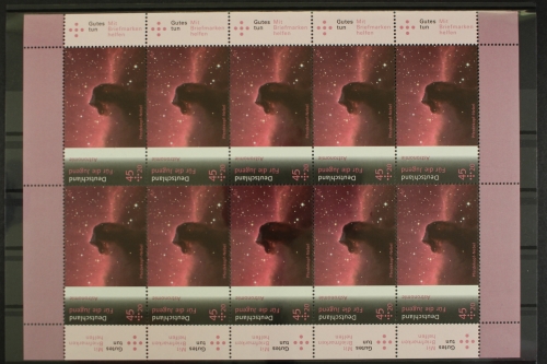 Deutschland, MiNr. 2883, Kleinbogen, Astronomie, postfrisch
