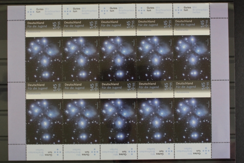 Deutschland, MiNr. 2886, Kleinbogen, Astronomie, postfrisch