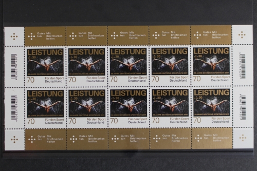 Deutschland, MiNr. 3307, Kleinbogen, Schwimmen, postfrisch