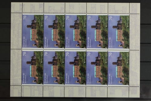 Deutschland, MiNr. 3310, Kleinbogen, Wartburg, postfrisch