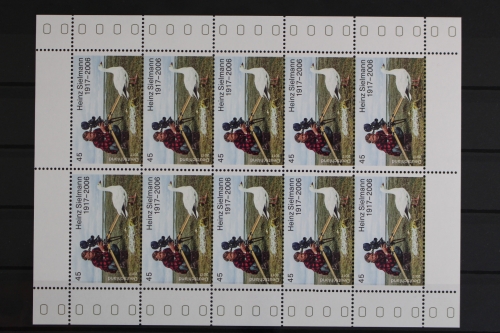 Deutschland, MiNr. 3318, Kleinbogen, Heinz Sielmann, postfrisch