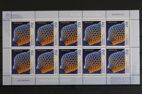 Deutschland, MiNr. 3247, Kleinbogen, Strahlentierchen, postfrisch