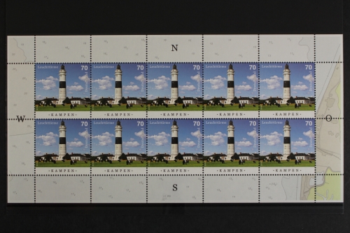 Deutschland, MiNr. 3253, Kleinbogen, Kampen, postfrisch